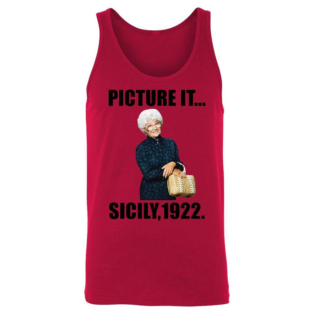 Unisex Jersey Tank - F1BDA2ST - Red - 3