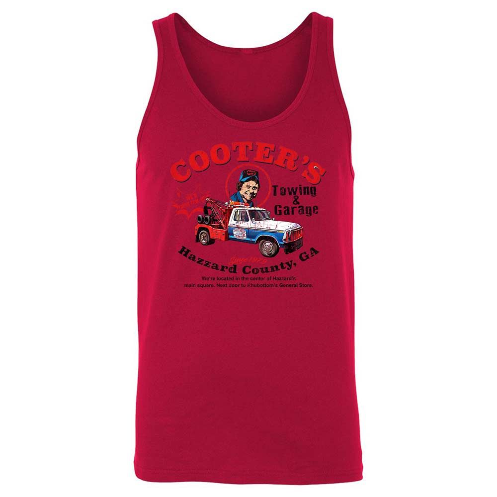 Unisex Jersey Tank - B4S89XP6 - Red - 3