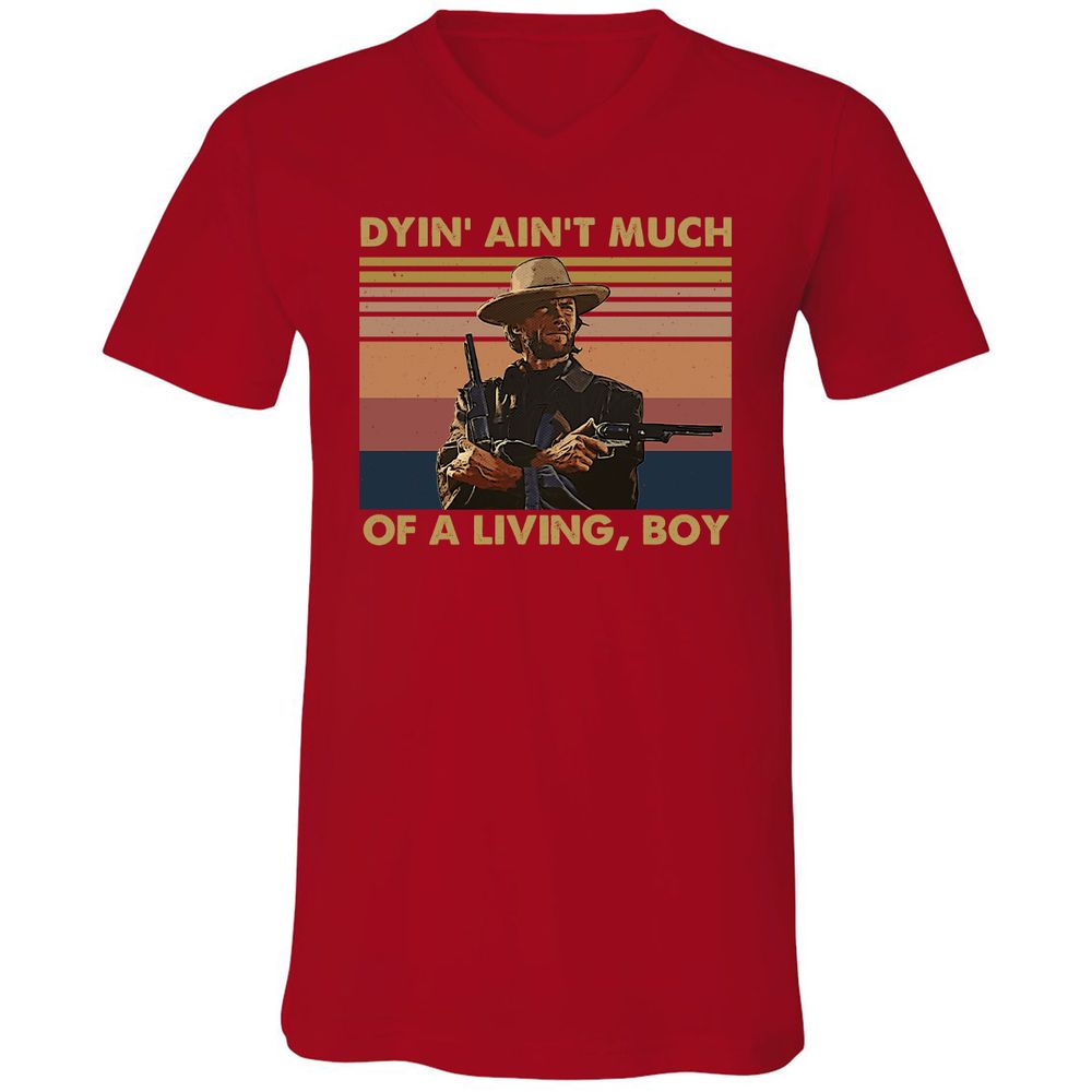 Unisex V-Neck T-Shirt - 2ZWNTPCW - Red - 3