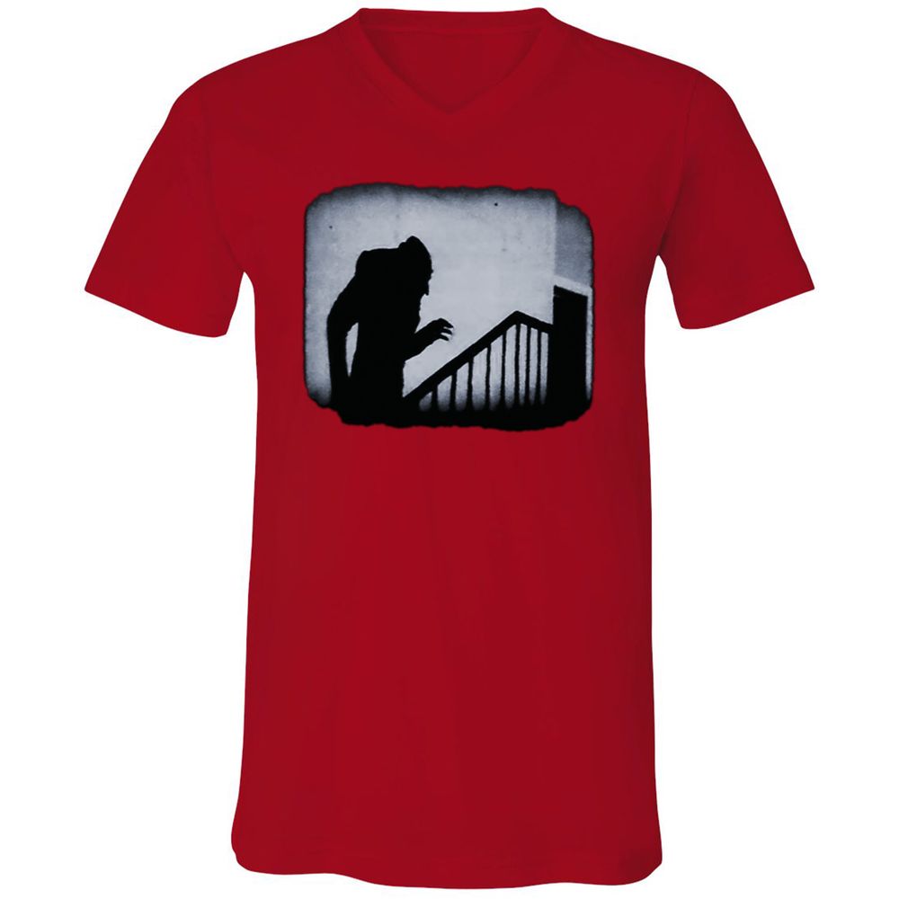 Unisex V-Neck T-Shirt - 2HDFAB66 - Red - 3