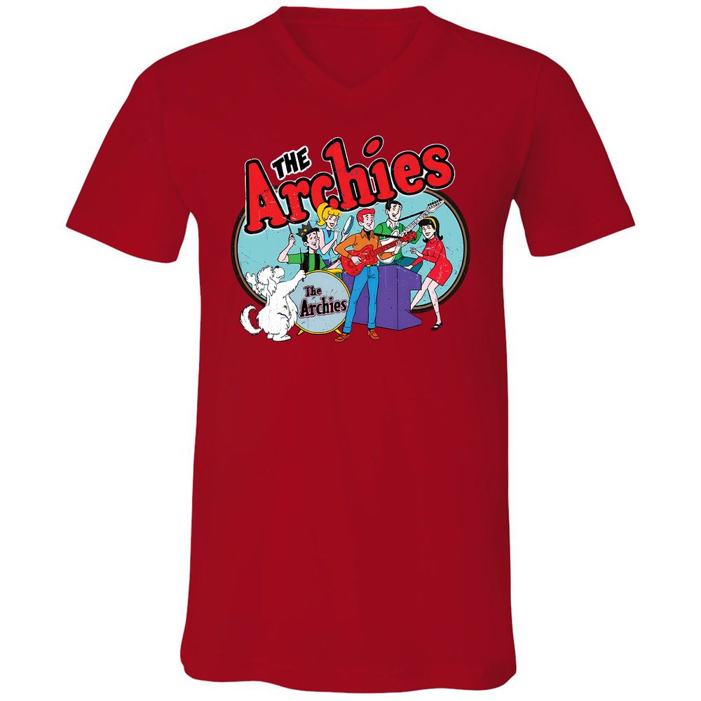 Unisex V-Neck T-Shirt - NT8GX82L - Red - 3