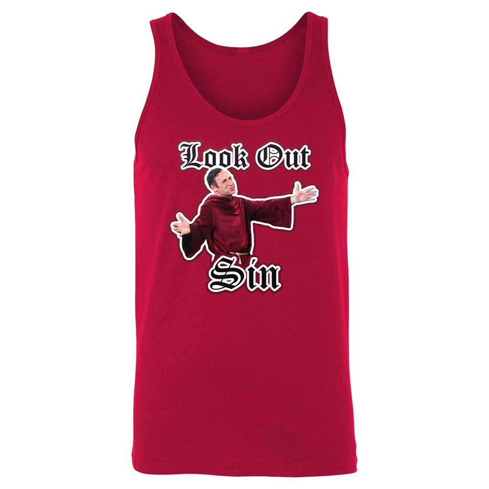 Unisex Jersey Tank - 4JM8Z5E4 - Red - 3