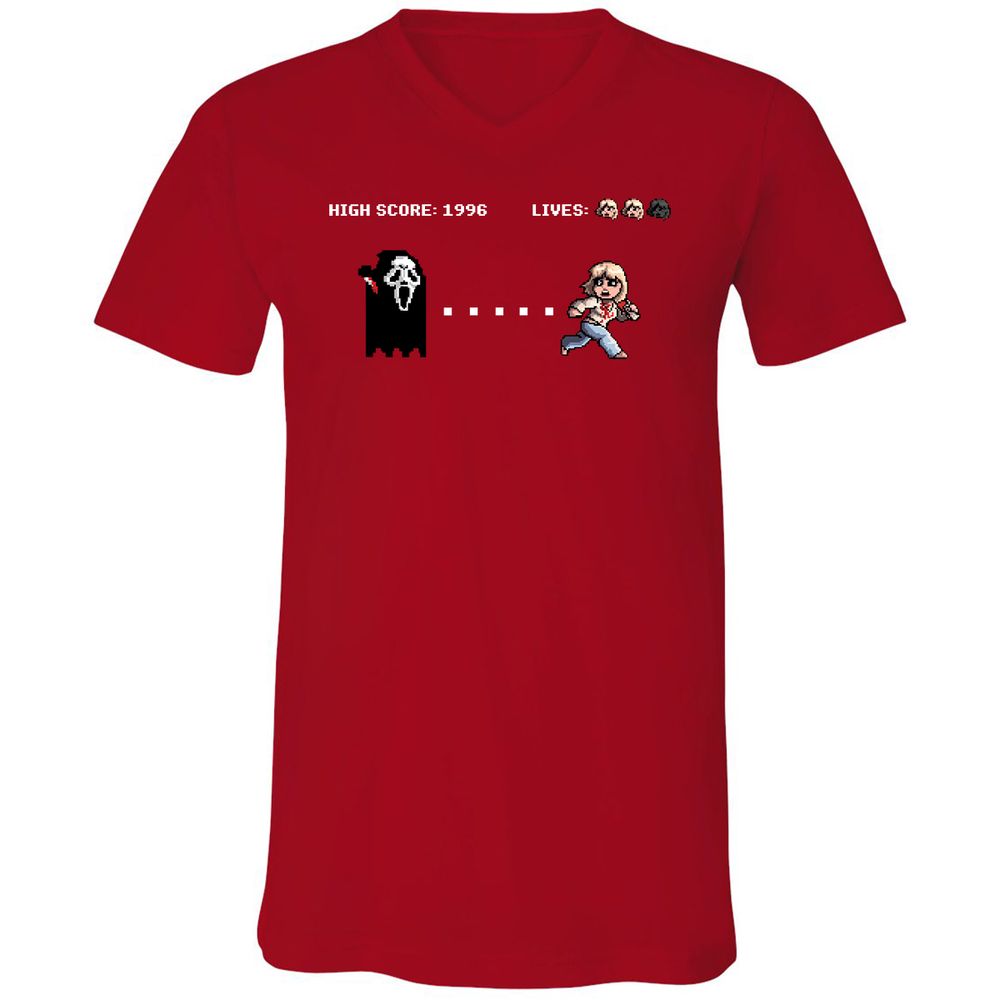 Unisex V-Neck T-Shirt - 24FBLSN4 - Red - 3