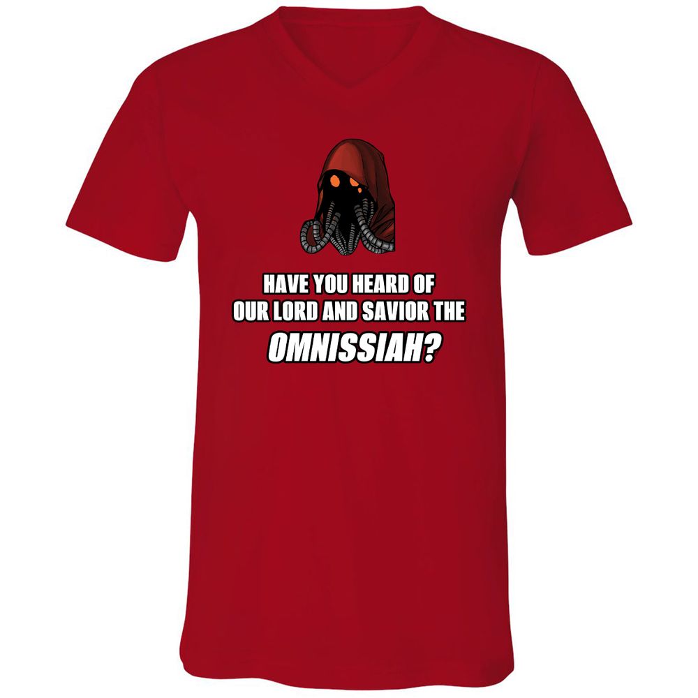 Unisex V-Neck T-Shirt - V1U93LBB - Red - 3