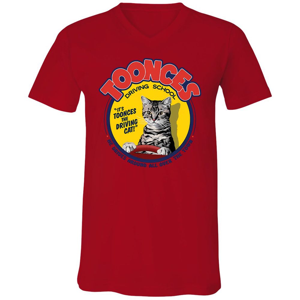 Unisex V-Neck T-Shirt - K1ULC959 - Red - 3