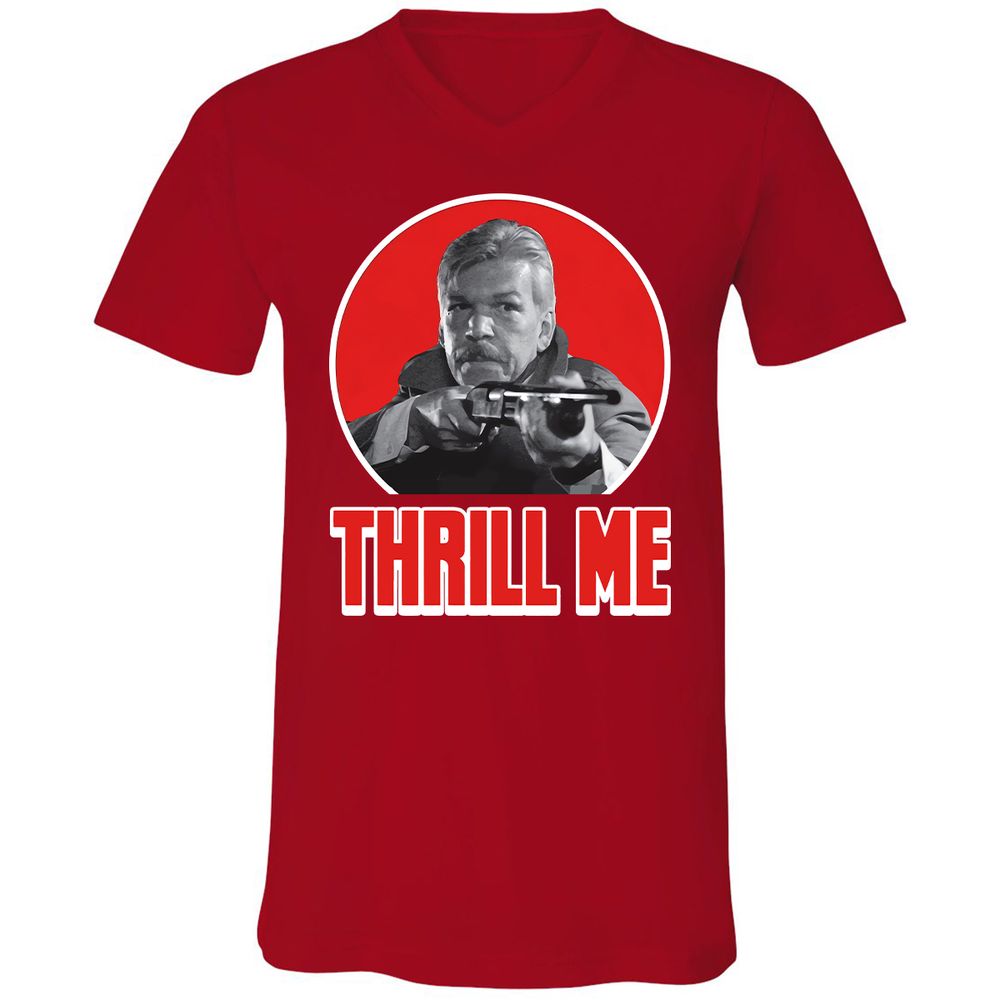 Unisex V-Neck T-Shirt - XF8V3MD1 - Red - 3