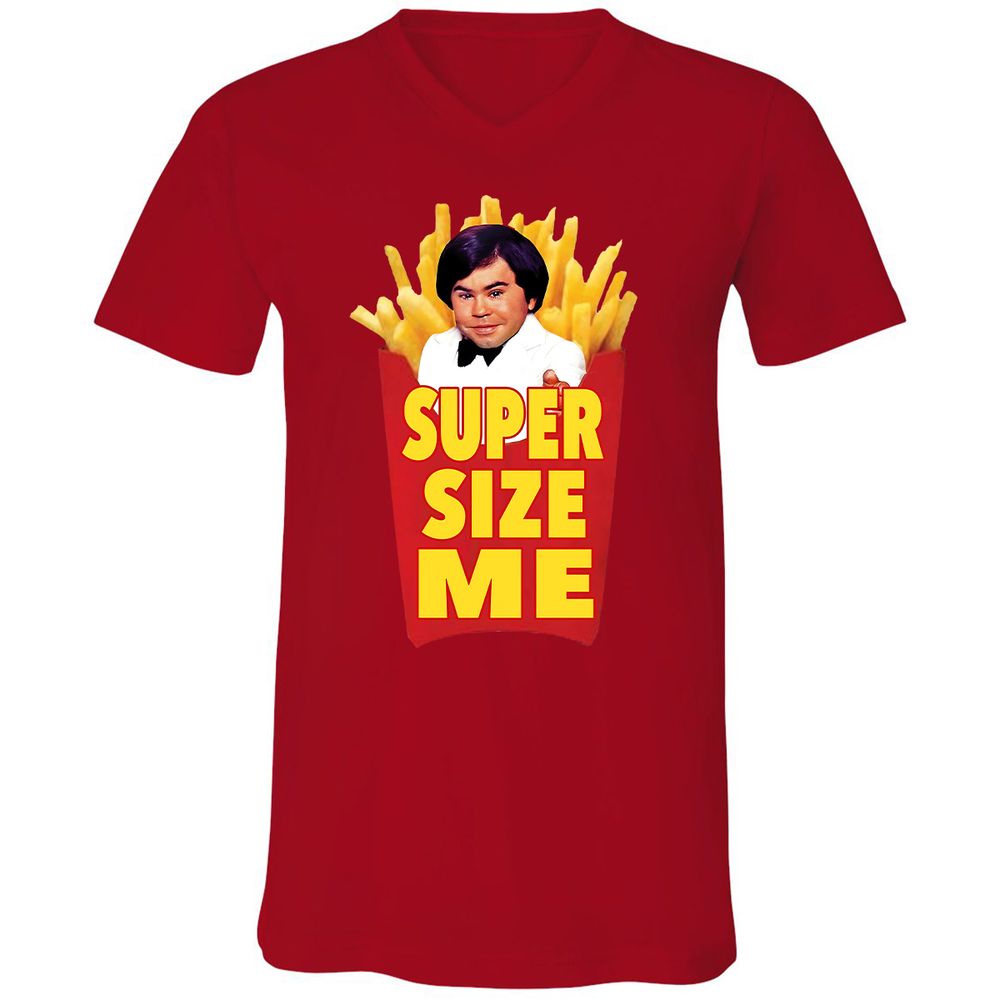 Unisex V-Neck T-Shirt - GB1YZVCN - Red - 3
