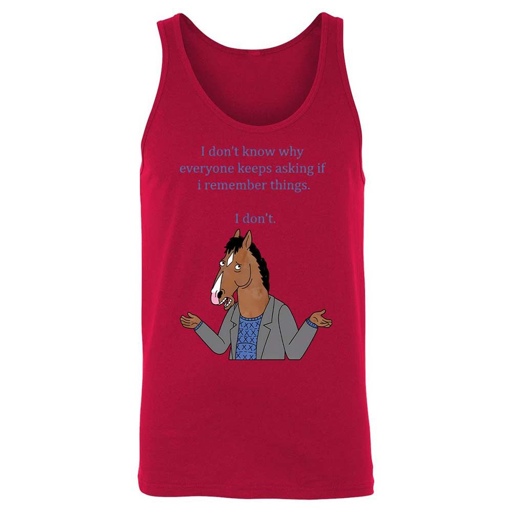 Unisex Jersey Tank - GEY35RXN - Red - 3