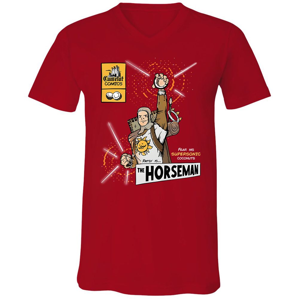 Unisex V-Neck T-Shirt - RZKMY2K8 - Red - 3