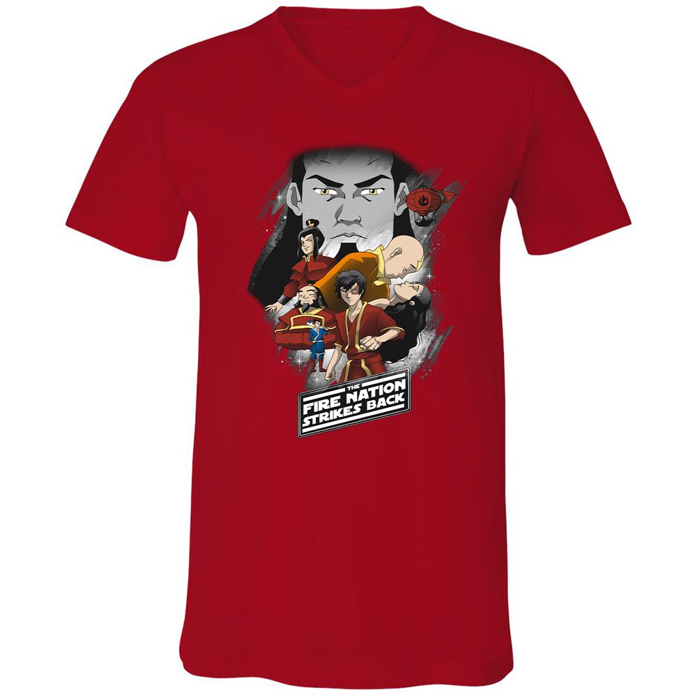 Unisex V-Neck T-Shirt - 2SYETPJV - Red - 3