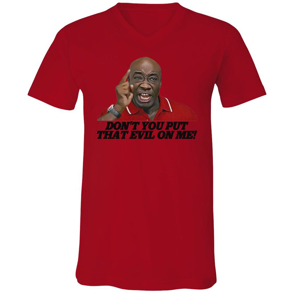 Unisex V-Neck T-Shirt - U8C1AWHK - Red - 3
