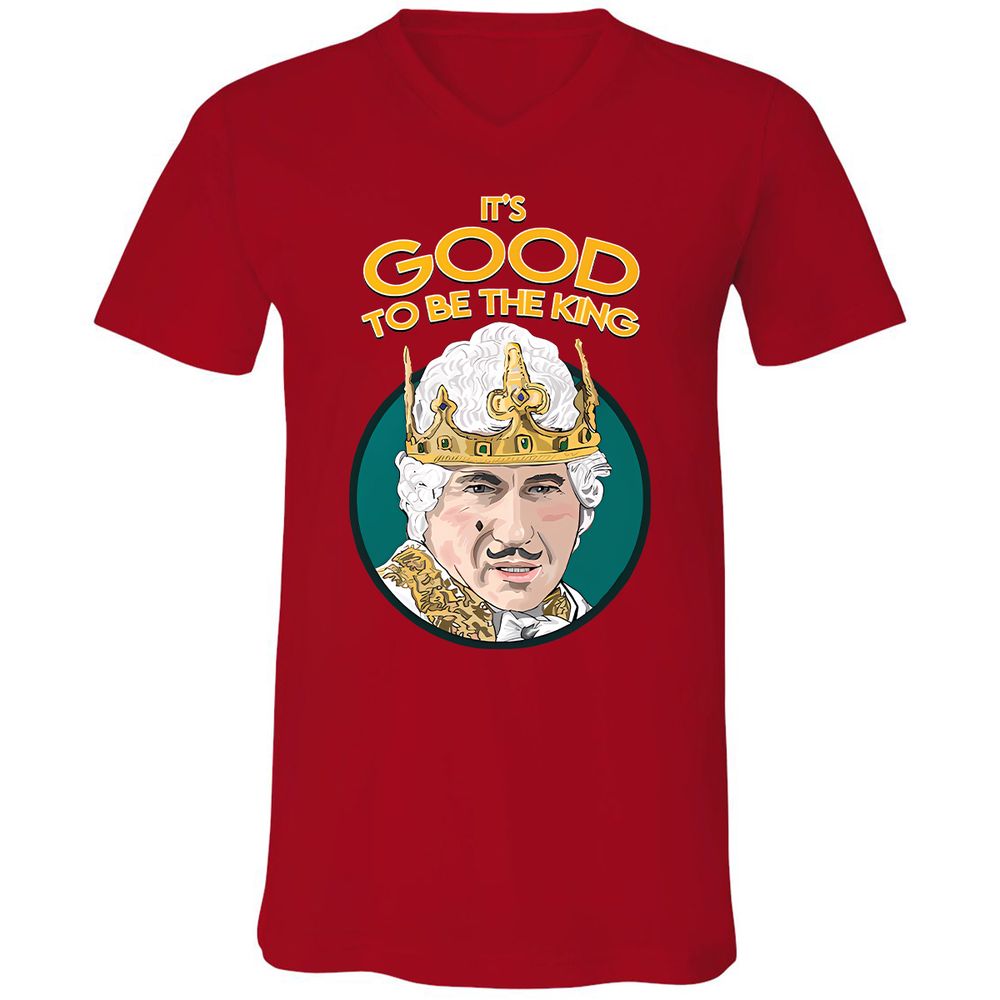 Unisex V-Neck T-Shirt - LA18SPNG - Red - 3
