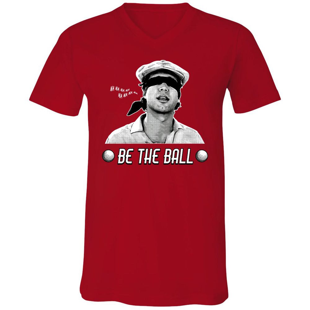 Unisex V-Neck T-Shirt - LL9NPN31 - Red - 3
