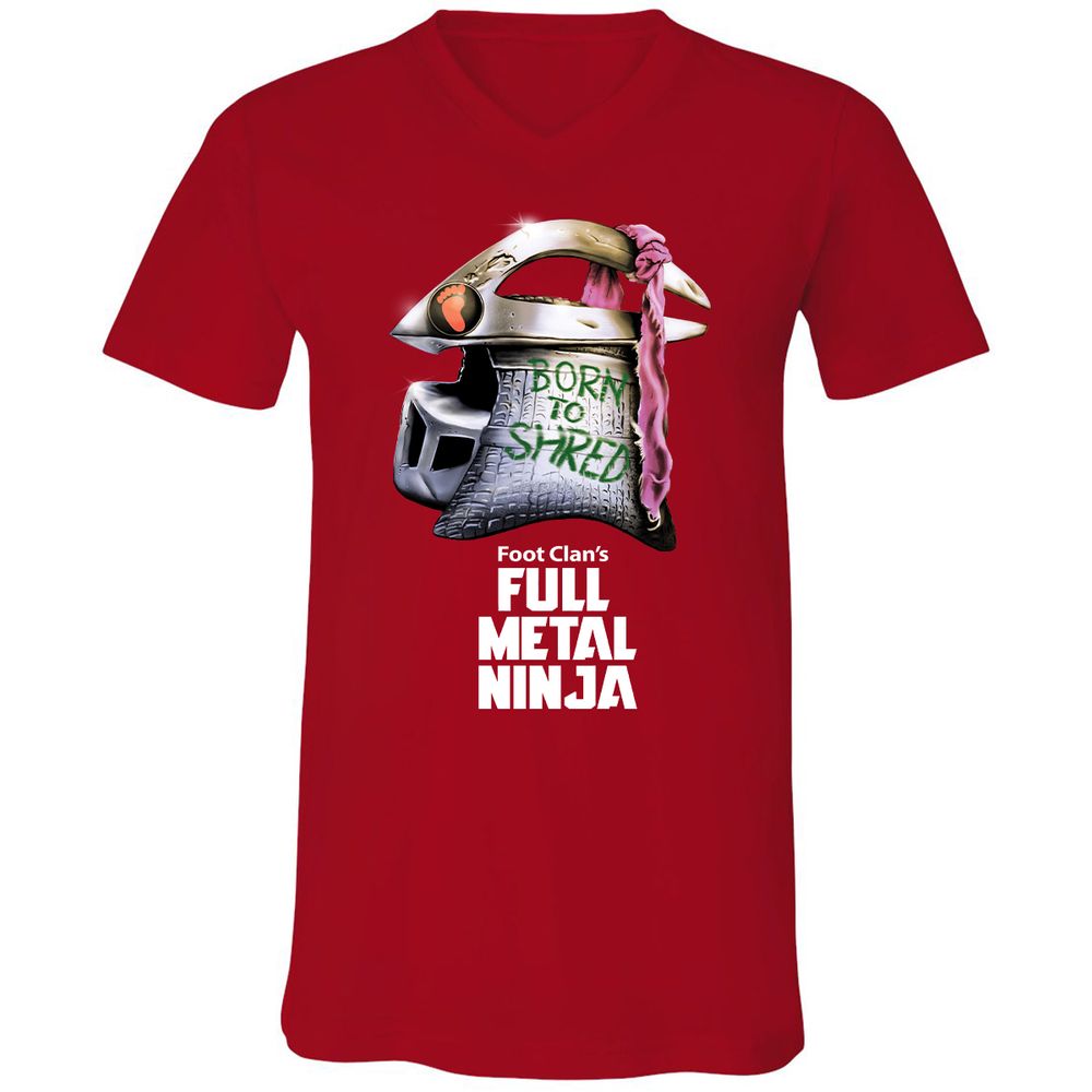 Unisex V-Neck T-Shirt - RC5AA1S6 - Red - 3