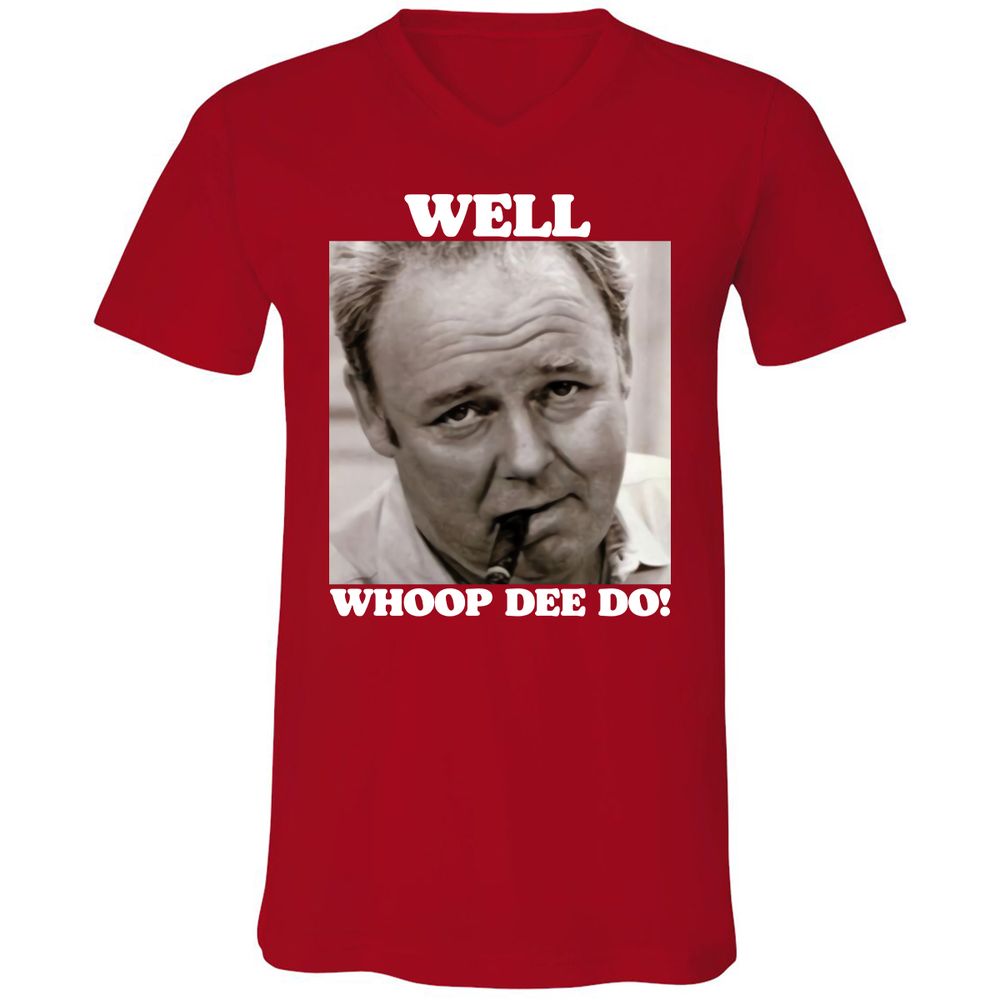Funny 70s Tv Quote Whoop Dee Do - Red - 3