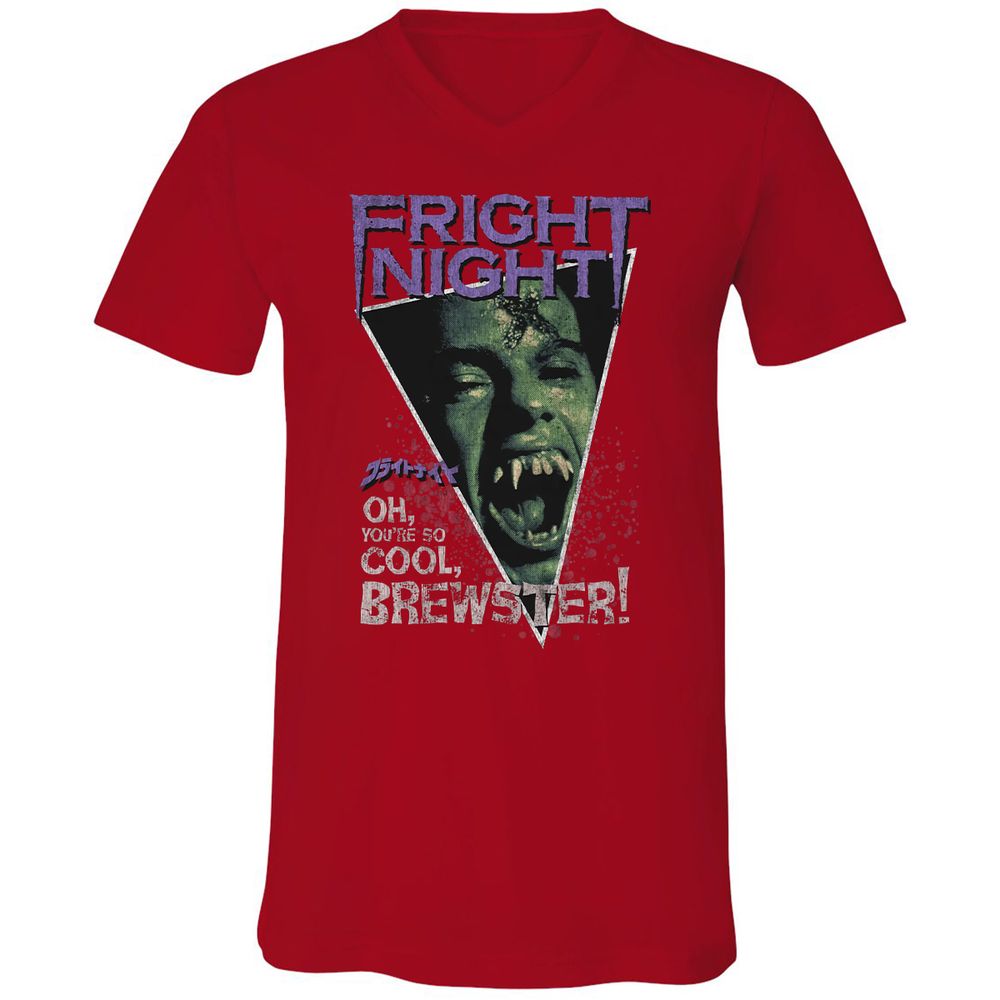 Unisex V-Neck T-Shirt - P46LCXEX - Red - 3