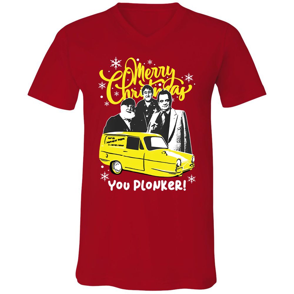 Unisex V-Neck T-Shirt - 87FGAWPW - Red - 3