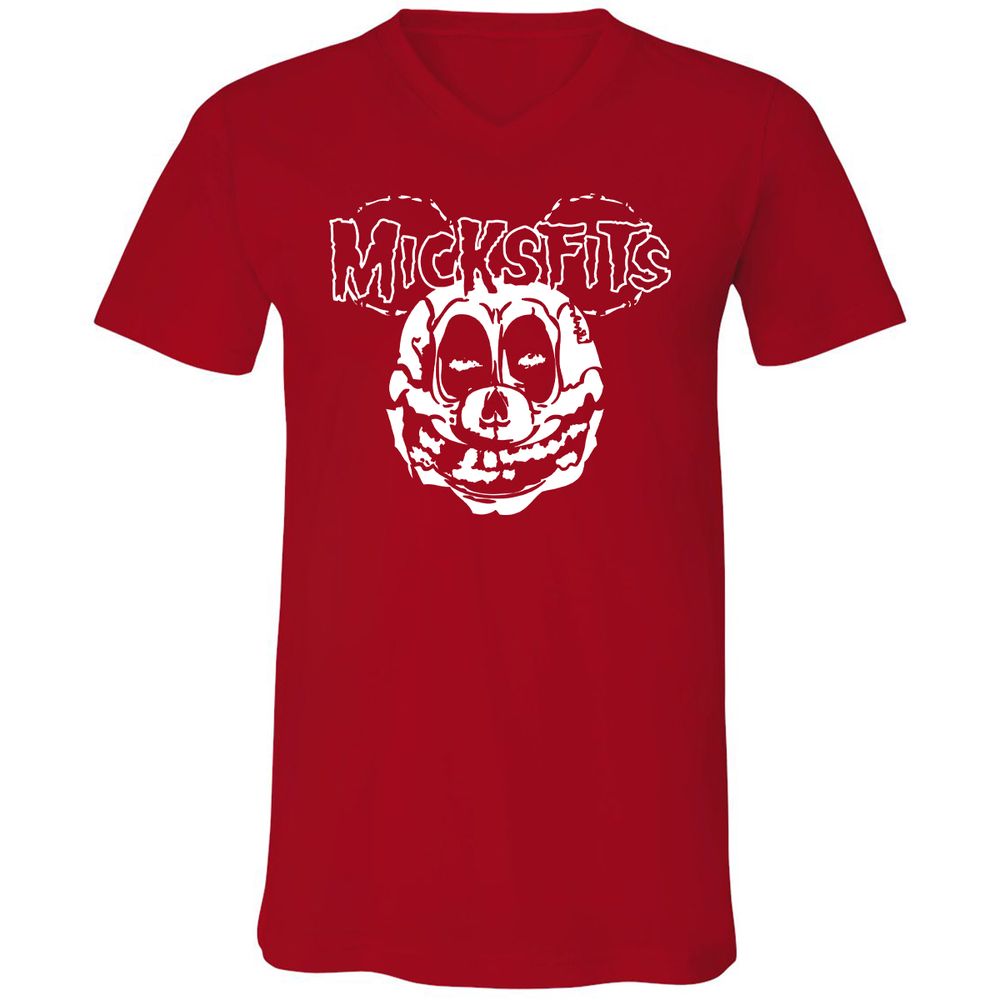 Unisex V-Neck T-Shirt - 1S1WN6DR - Red - 3