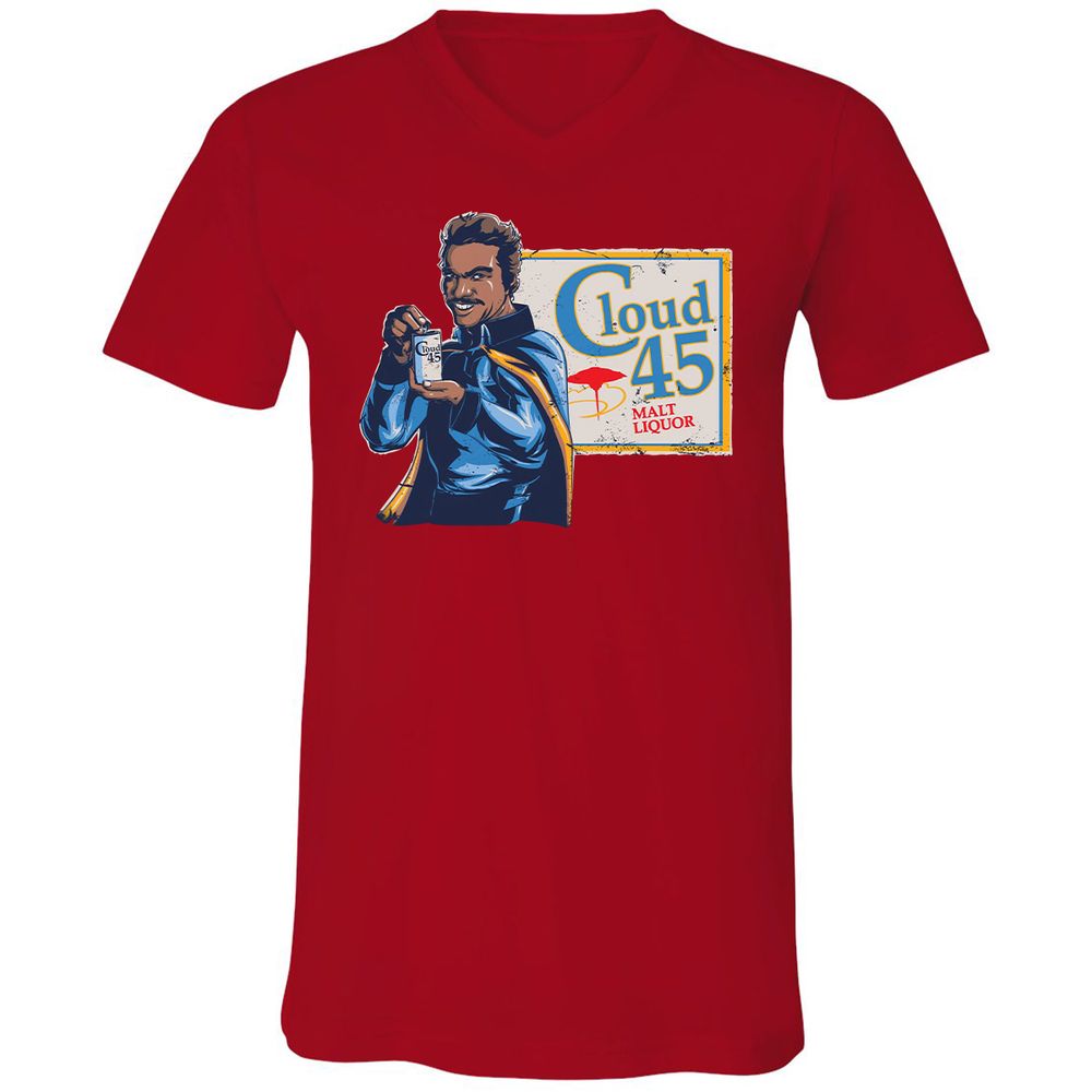 Unisex V-Neck T-Shirt - BLYJPUN9 - Red - 3