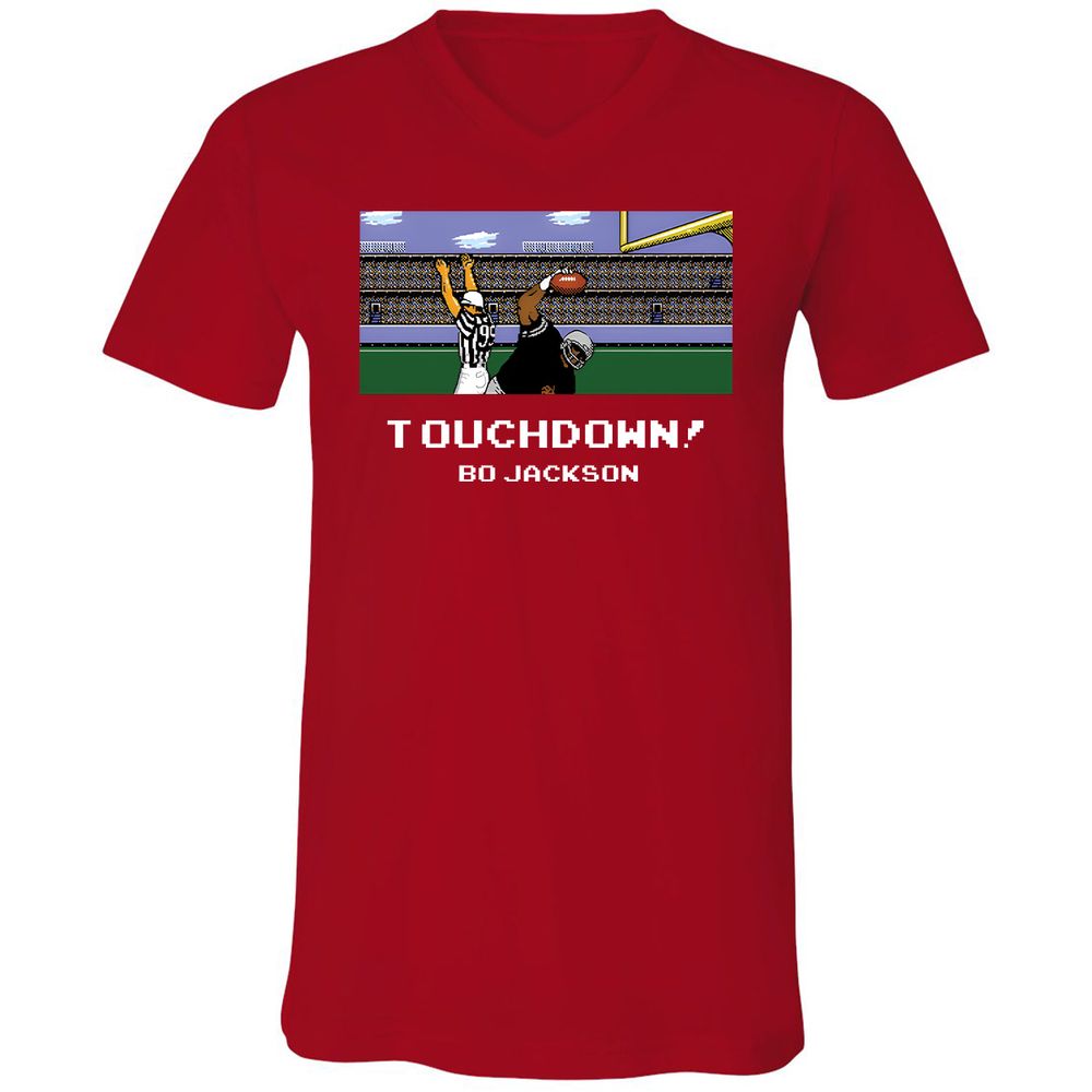 Unisex V-Neck T-Shirt - K492EKGL - Red - 3