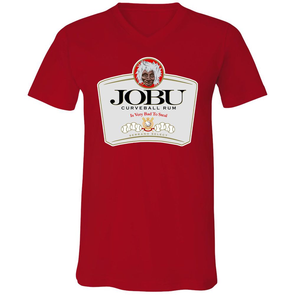 Unisex V-Neck T-Shirt - 2489FSMN - Red - 3