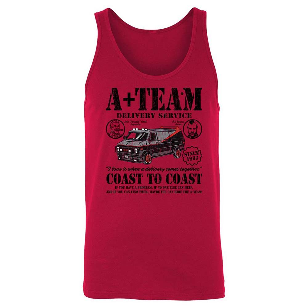 Unisex Jersey Tank - MNV8B9DU - Red - 3