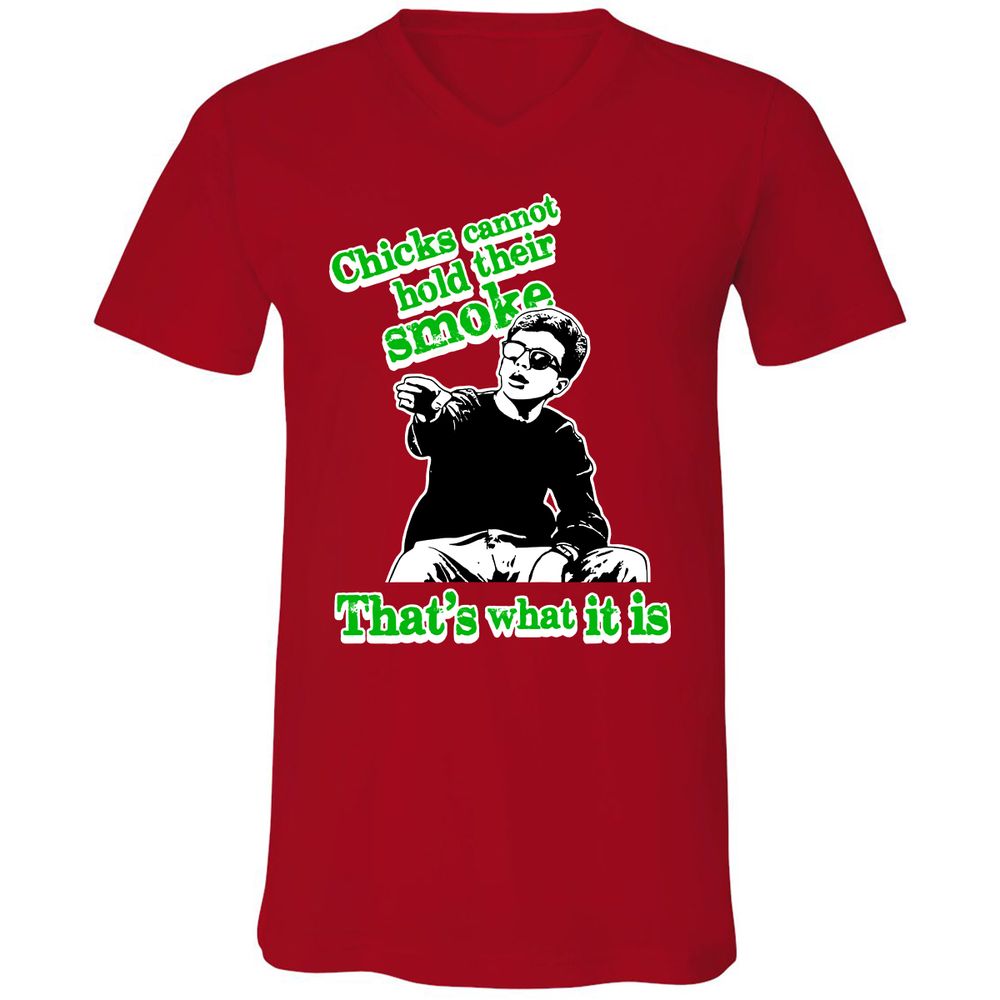 Unisex V-Neck T-Shirt - SVLVXA4P - Red - 3