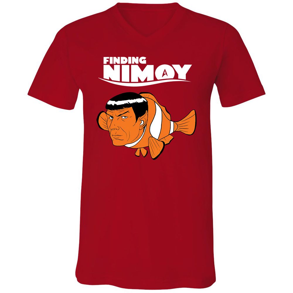 Unisex V-Neck T-Shirt - 3S12RJ3G - Red - 3