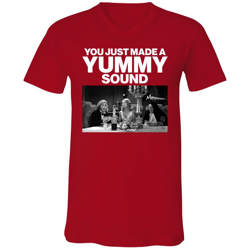 Unisex V-Neck T-Shirt - KBRFFSBV - Red - 3