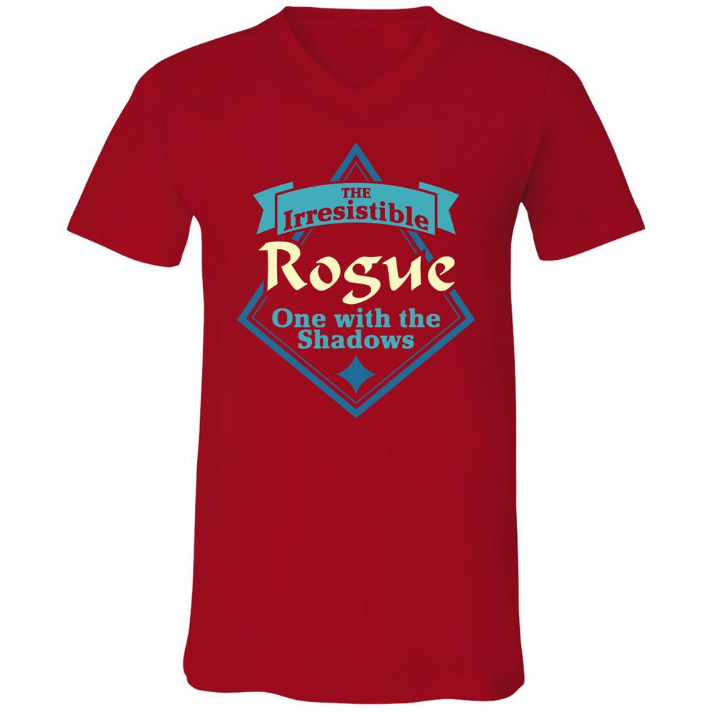 Unisex V-Neck T-Shirt - 9TS2EFKU - Red - 3