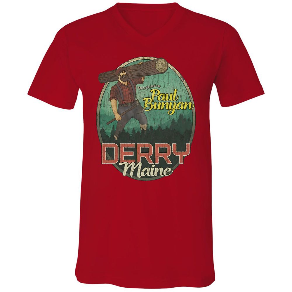 Derry Birthplace of Paul Bunyan - Red - 3