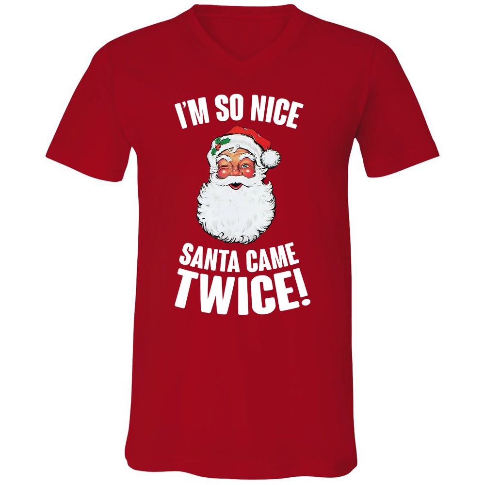 I'm So Nice Santa Came Twice! - Red - 3