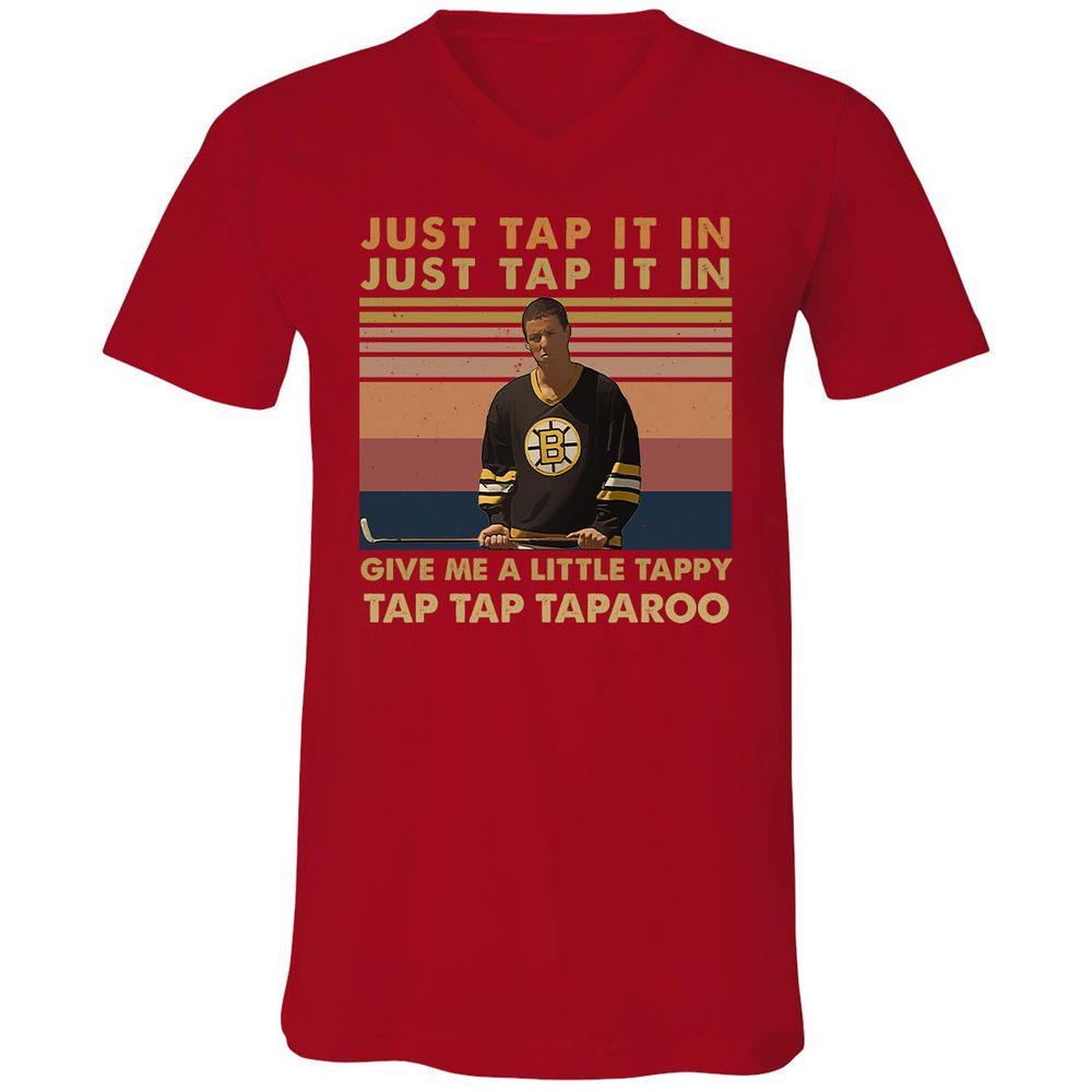 Unisex V-Neck T-Shirt - TKLYJJR4 - Red - 3