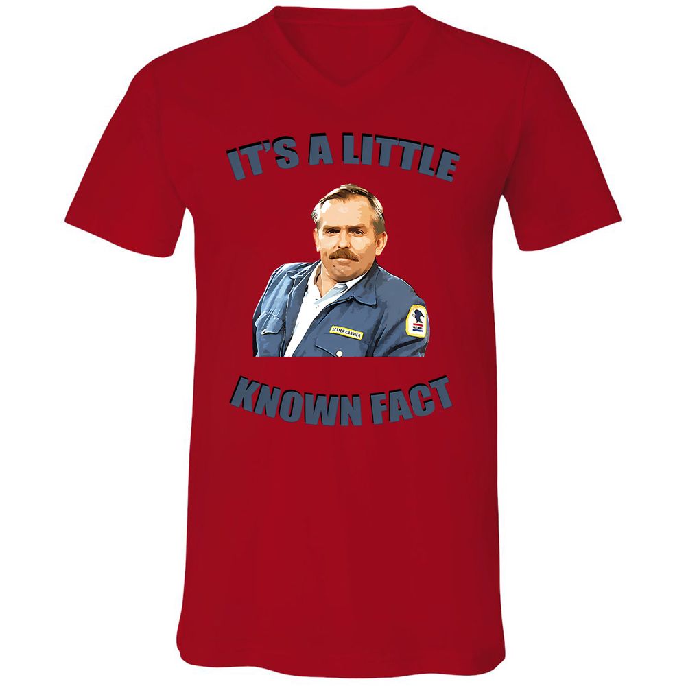 Unisex V-Neck T-Shirt - Y4Q4STCB - Red - 3
