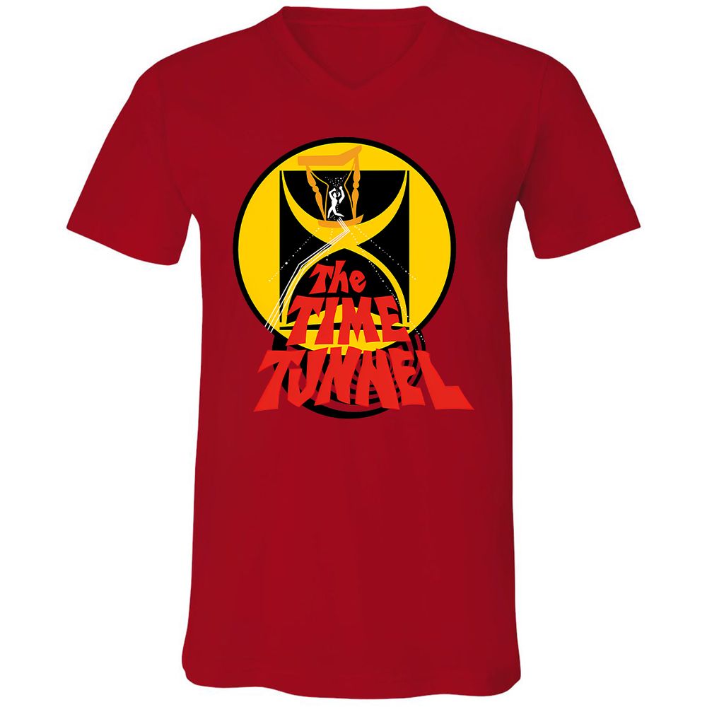 Unisex V-Neck T-Shirt - Y5USDS35 - Red - 3