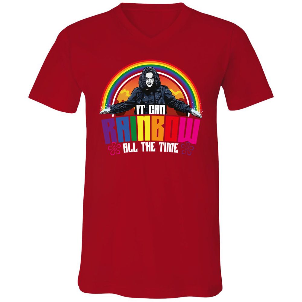 Unisex V-Neck T-Shirt - SPNV65ZJ - Red - 3