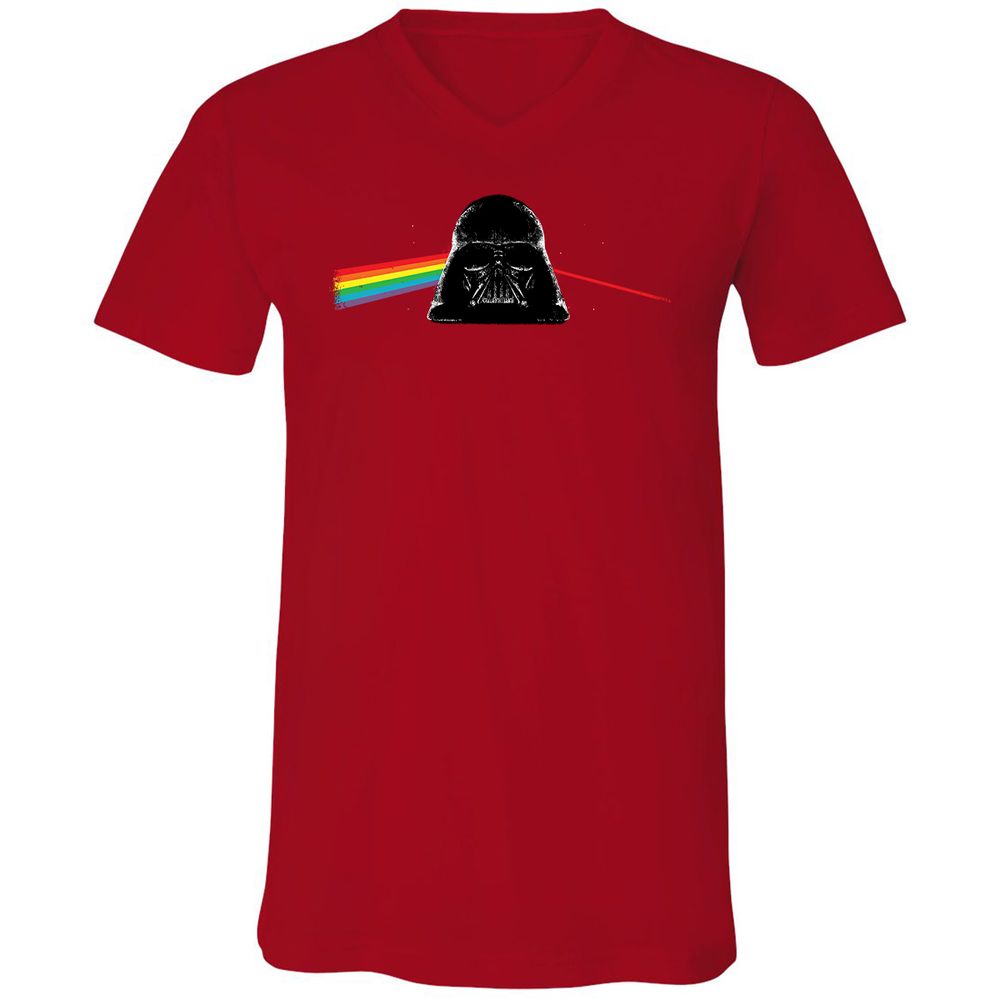 Unisex V-Neck T-Shirt - JW32WZ2F - Red - 3