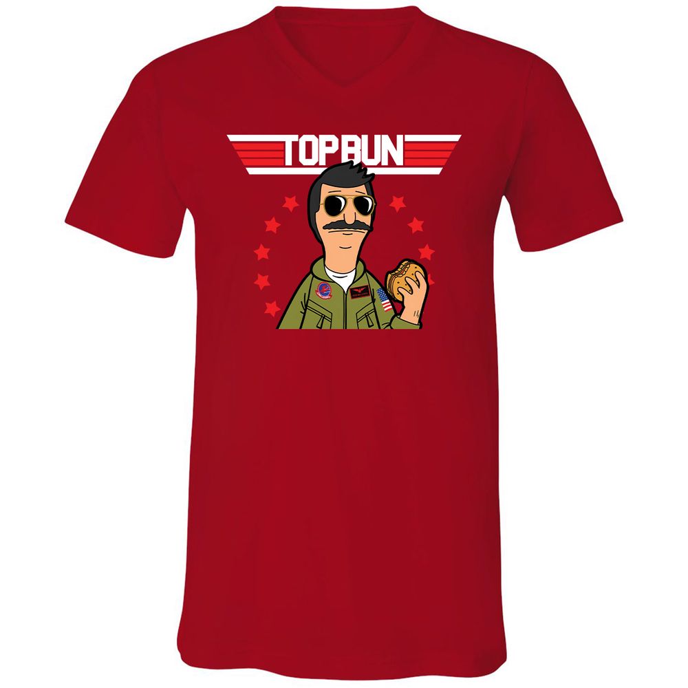 Unisex V-Neck T-Shirt - TTMWXTPD - Red - 3