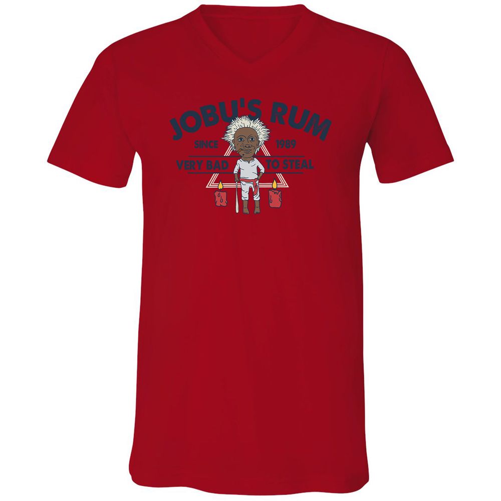 Unisex V-Neck T-Shirt - TJ724RGP - Red - 3