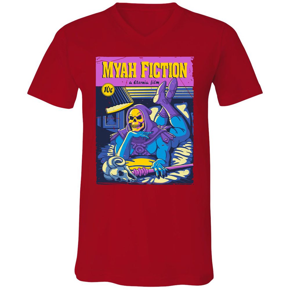 Unisex V-Neck T-Shirt - VN1P7GKV - Red - 3