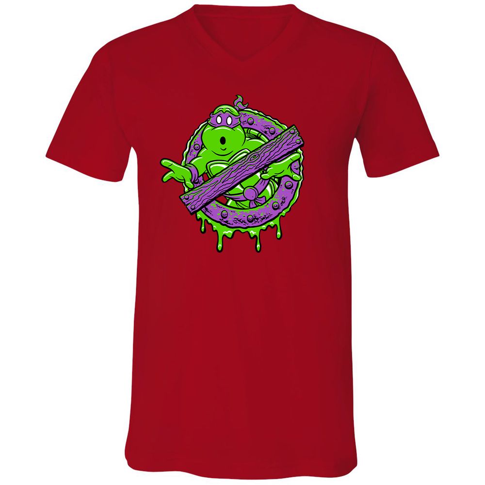 Unisex V-Neck T-Shirt - AN2CKJNP - Red - 3