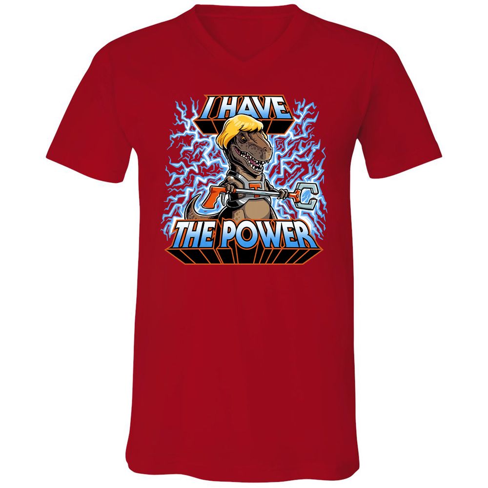 Unisex V-Neck T-Shirt - HC1NJ1Z1 - Red - 3