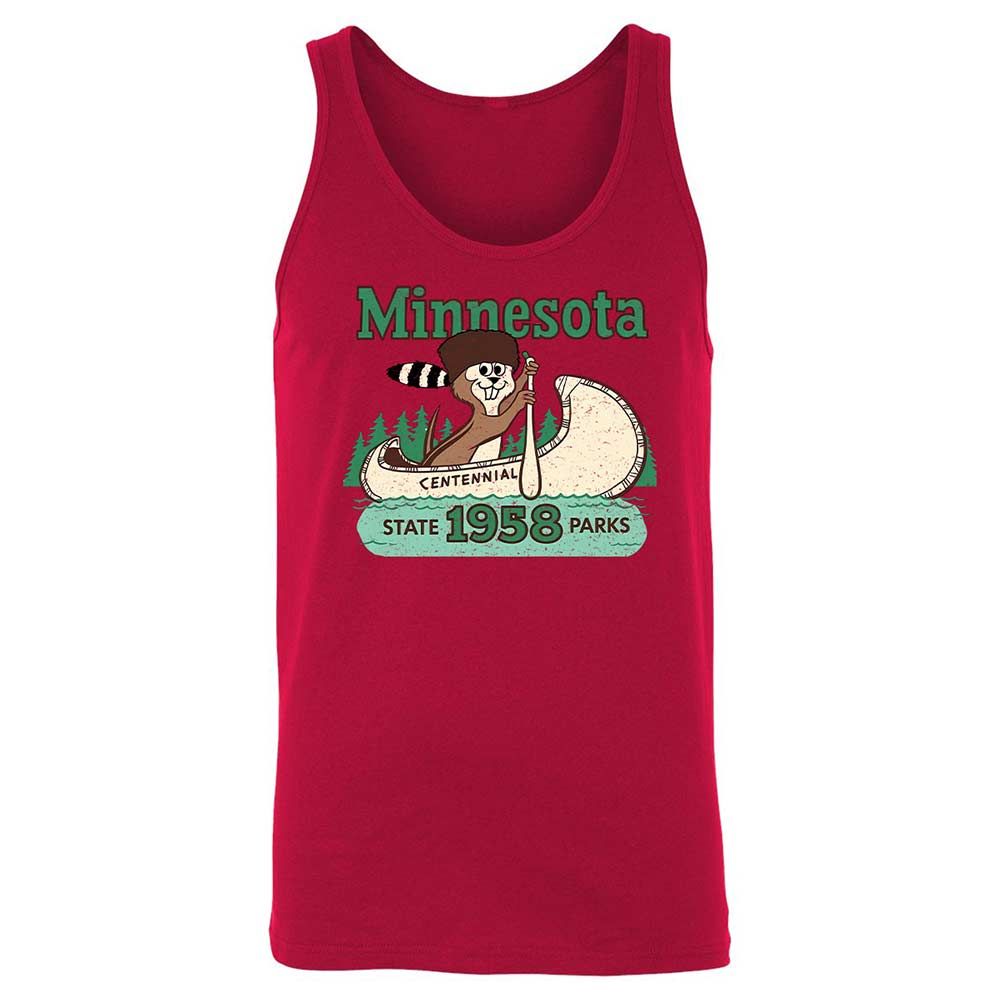 Unisex Jersey Tank - 91EHF25B - Red - 3
