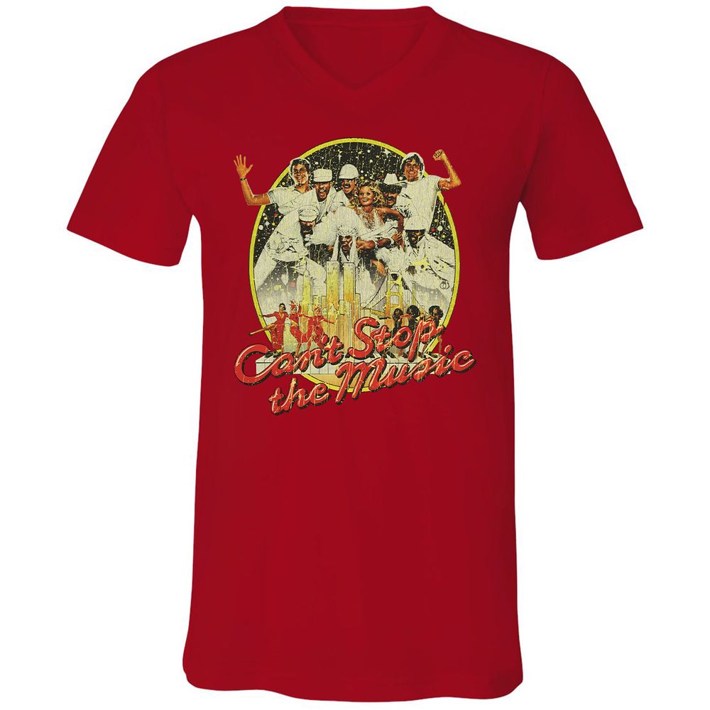 Unisex V-Neck T-Shirt - K2R1GJRP - Red - 3