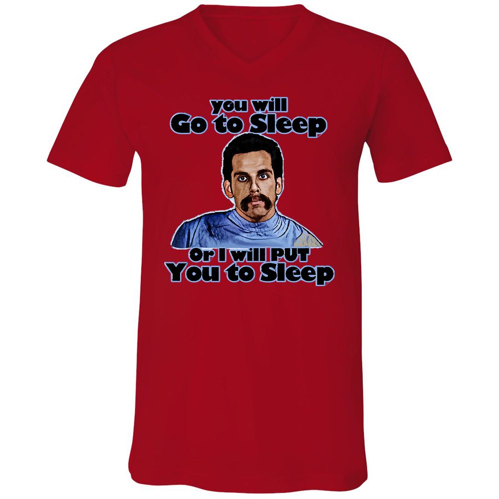 Unisex V-Neck T-Shirt - 1J1J2238 - Red - 3