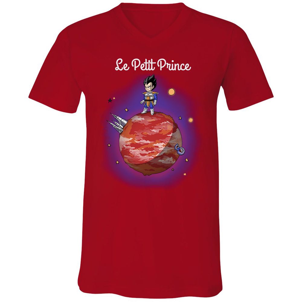 Unisex V-Neck T-Shirt - RBPQYT1S - Red - 3