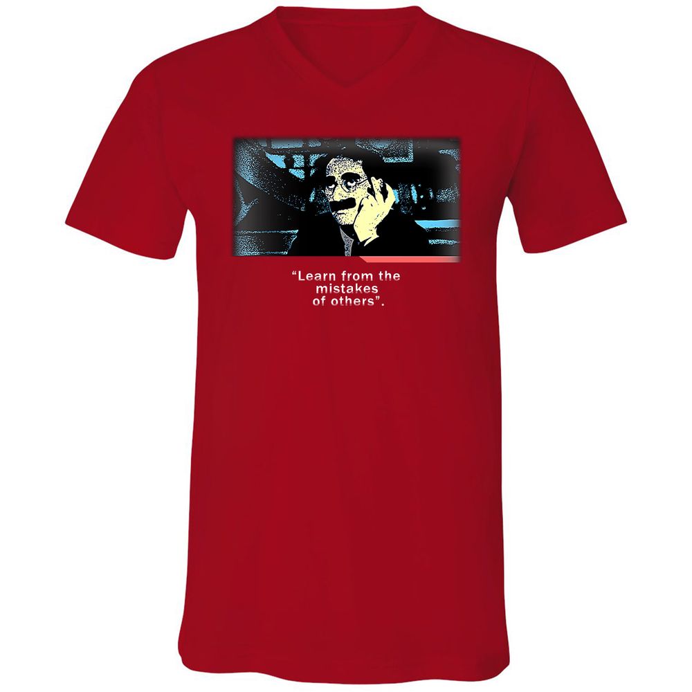 Unisex V-Neck T-Shirt - XW3481BG - Red - 3