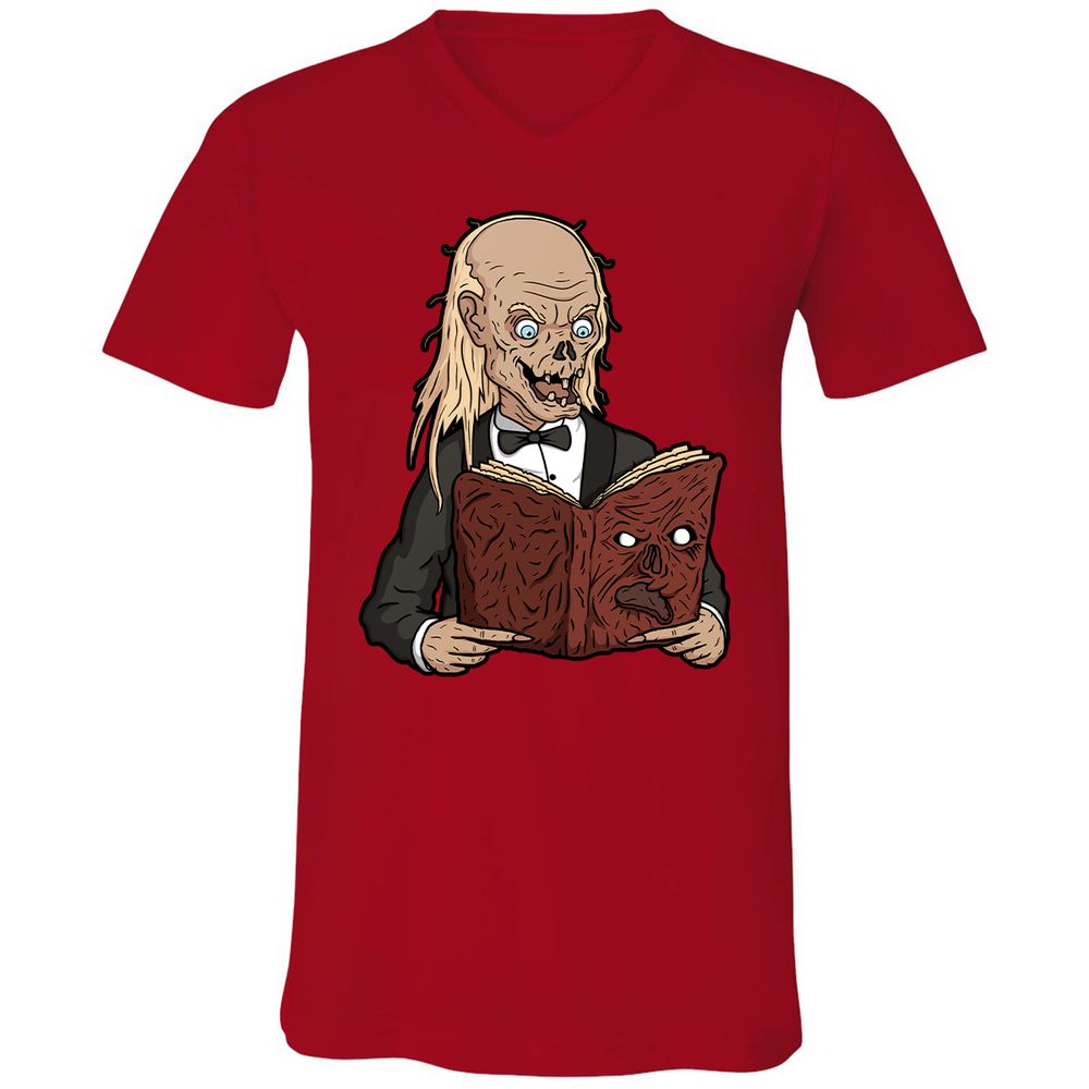 Unisex V-Neck T-Shirt - 4PMVS3YU - Red - 3