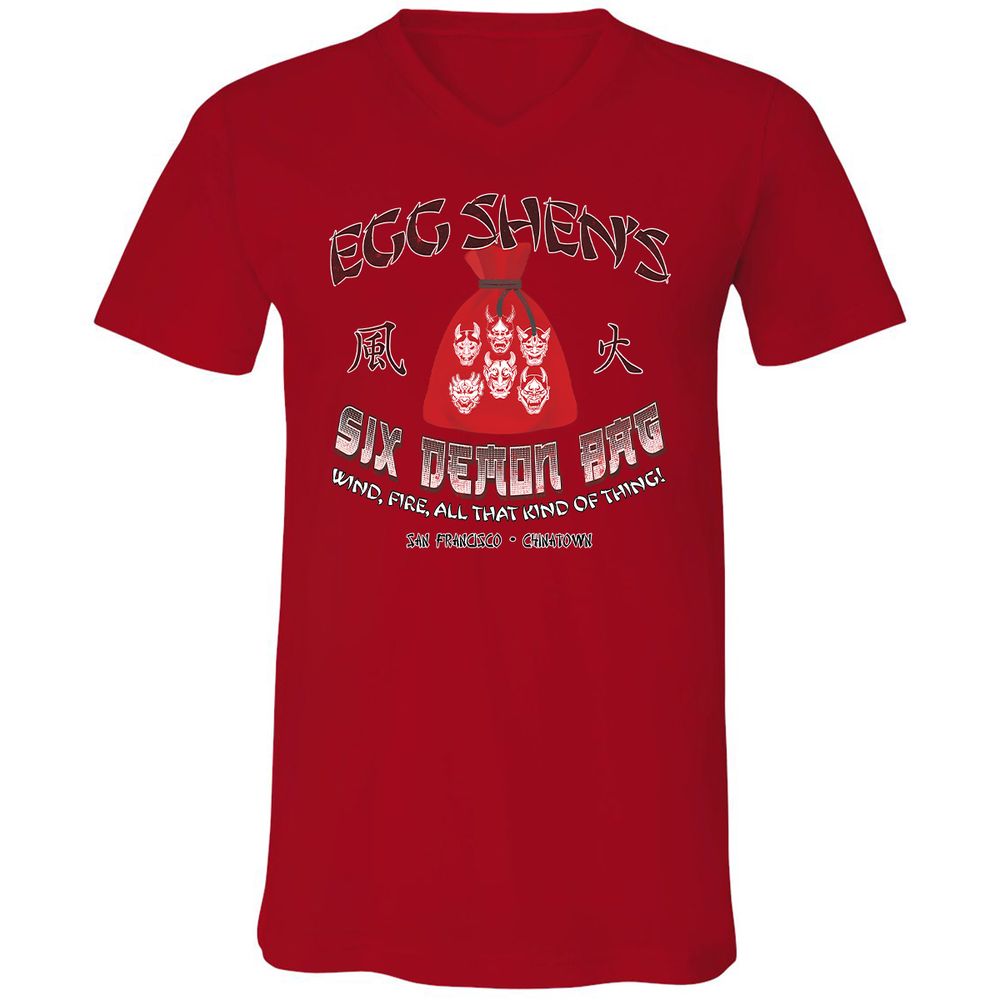 Unisex V-Neck T-Shirt - MVP3UF81 - Red - 3