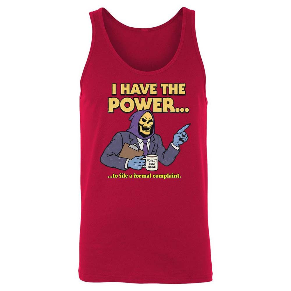 Unisex Jersey Tank - LHD5YG4C - Red - 3
